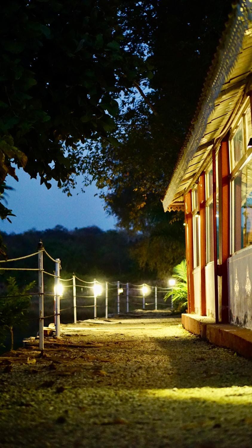 Property building, Night, Natural landscape