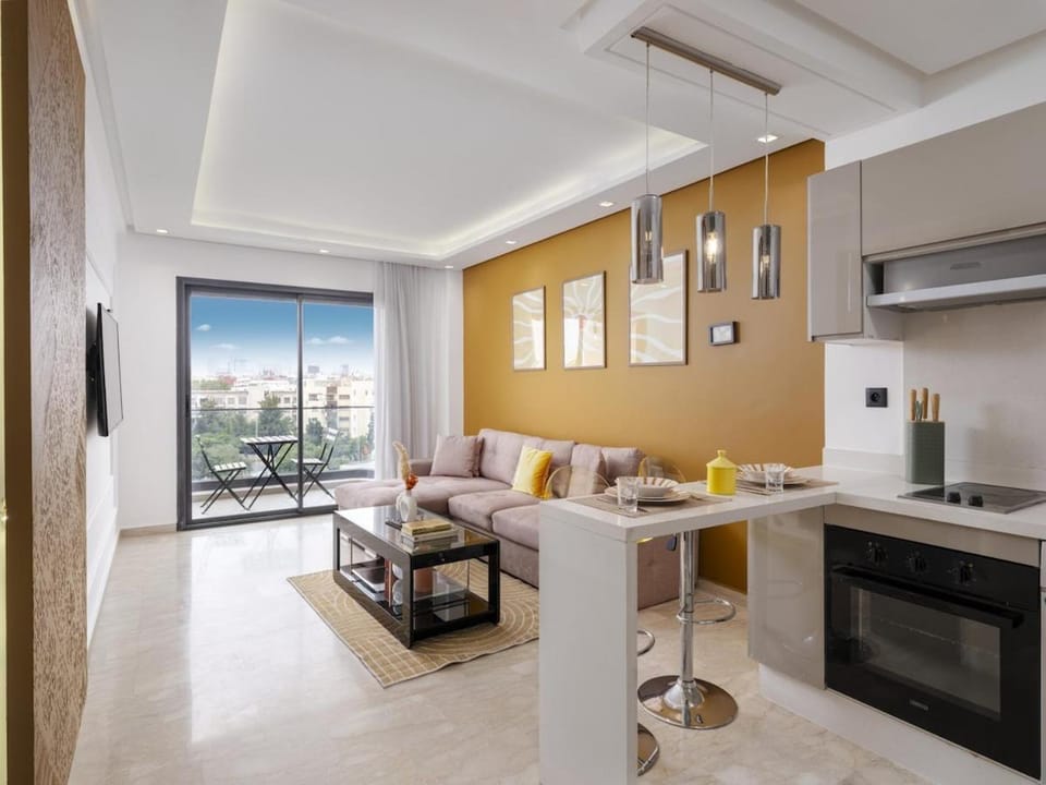 Your Casa Home Sunlit Studio Val Fleurie Apartment in Casablanca