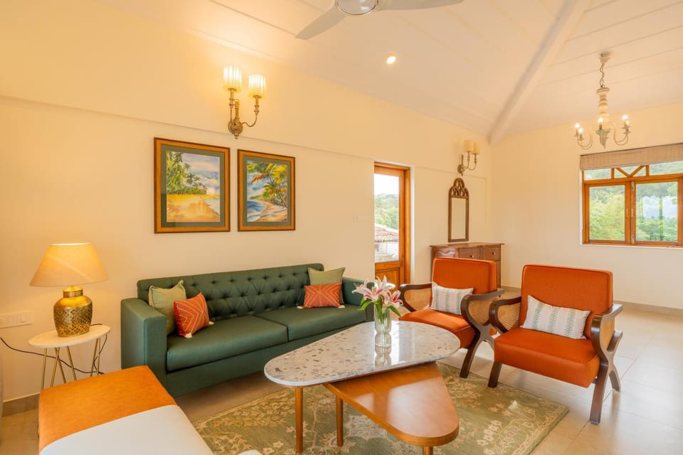 Villa Riviere 9-BHK Private Riverfront Estate with 2 Infinity Pools, Lift, Lounge Area & Kids' Room Villa in Candolim