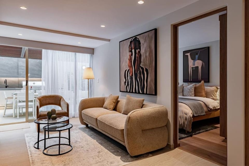 Living room, Seating area, Bedroom