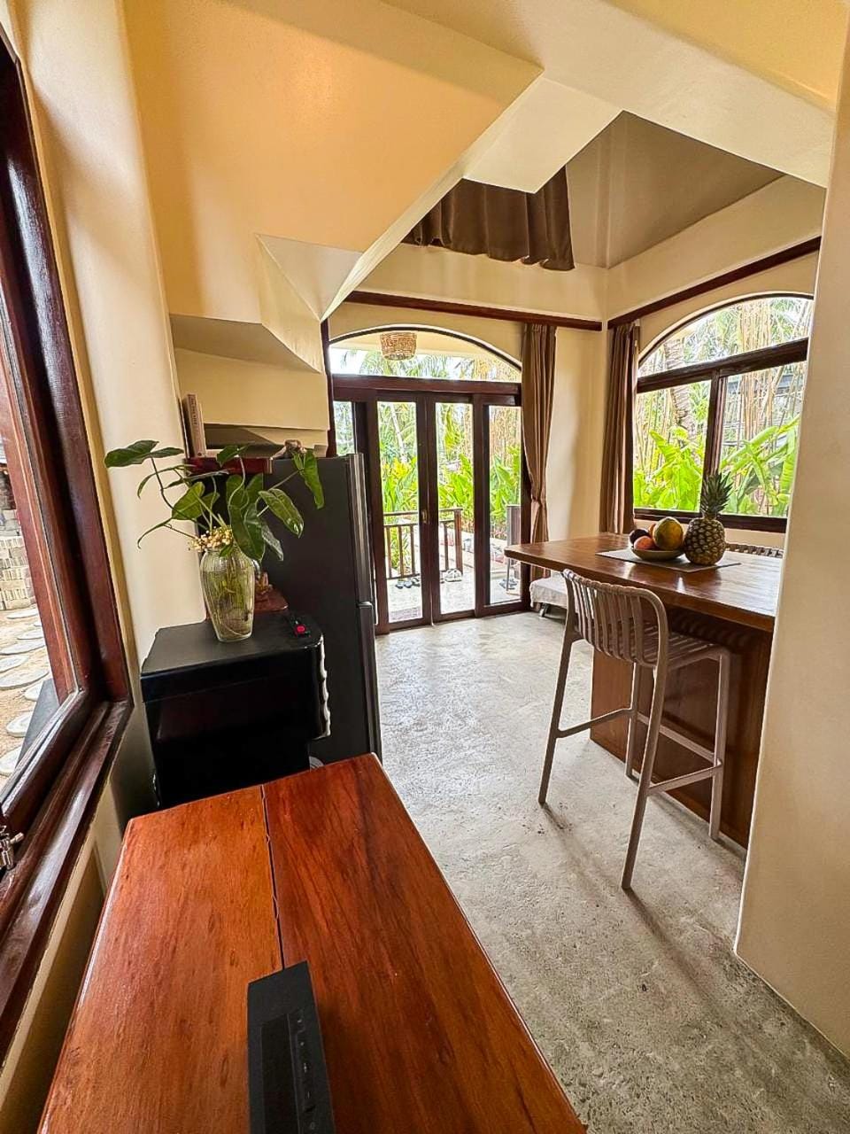 Patio, View (from property/room), Balcony/Terrace, Living room, Seating area, Dining area