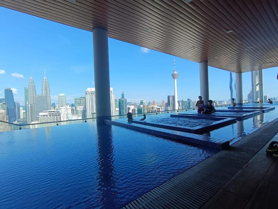 Day, Natural landscape, View (from property/room), City view, Pool view, Swimming pool