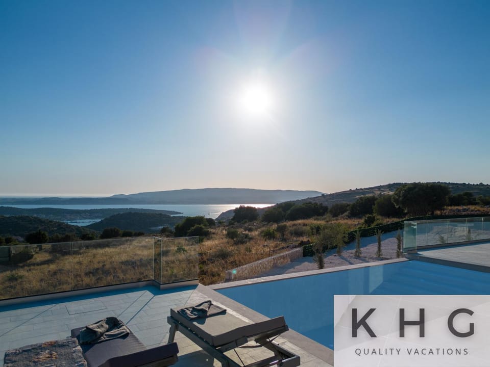 Akrothea villa with panoramic view and private pool Villa in Cephalonia