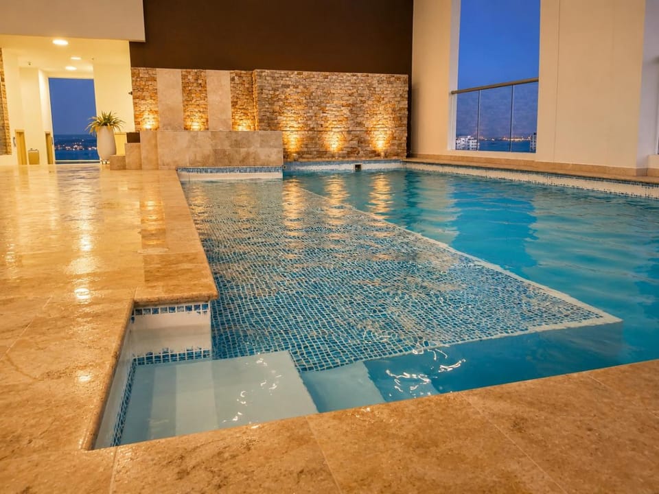 Luxury Duplex Bocagrande with Bay & Ocean Apartment in Cartagena