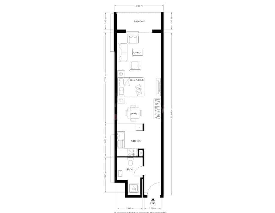 Sandwell's Luxury Apartment - StayShort - Studio in Dubai Land that sleeps 2 close to Global Village Apartment in Dubai