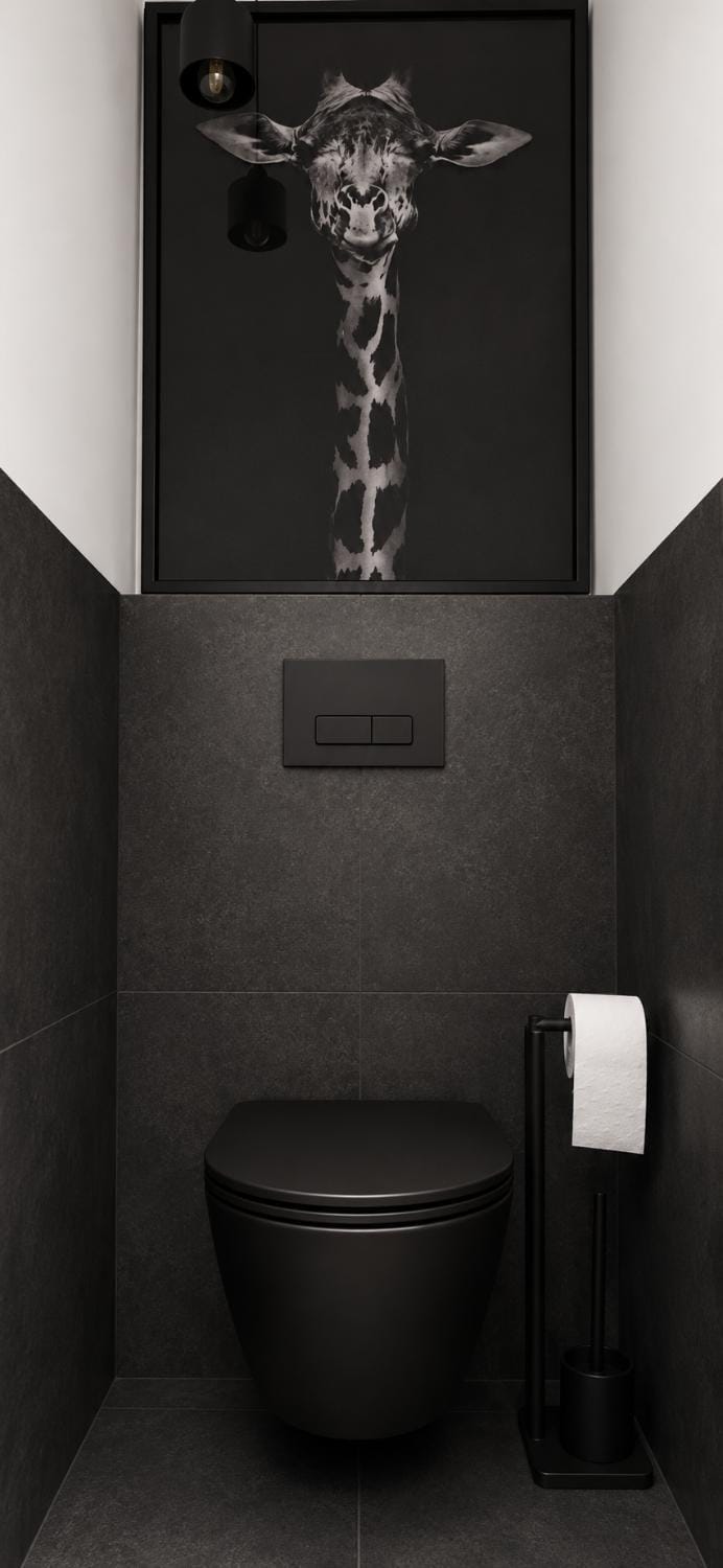 Modern Black Apartment Apartment in Pomeranian Voivodeship