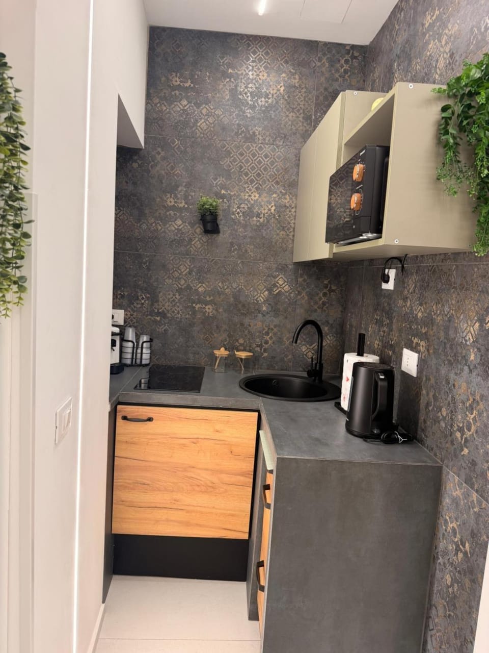Kitchen or kitchenette, Living room