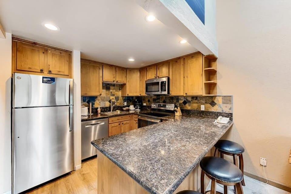 Lake dreams come true at this top-floor studio with loft at Lakeland Village Apartment in South Lake Tahoe