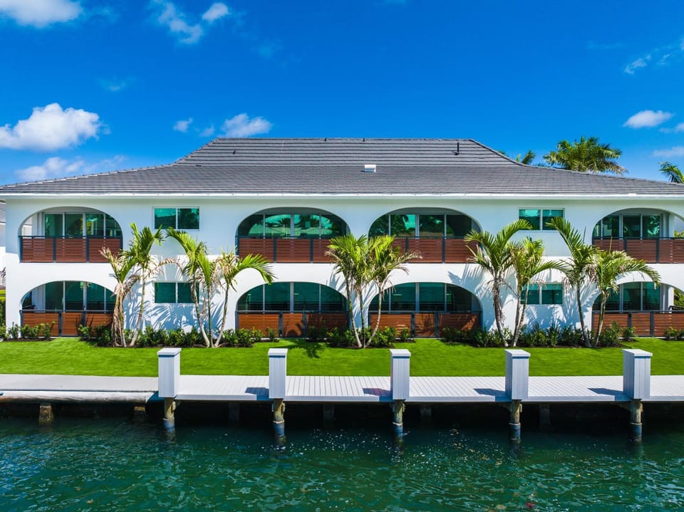 Property building, Garden, River view