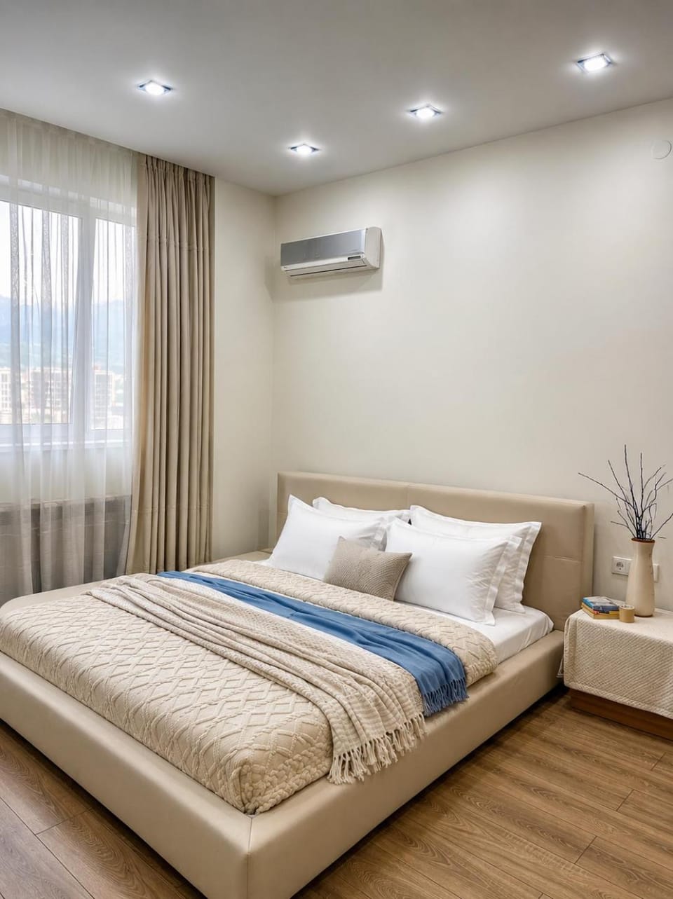 Family Apartment with Mountain View Mega Almaty Apartment in Almaty