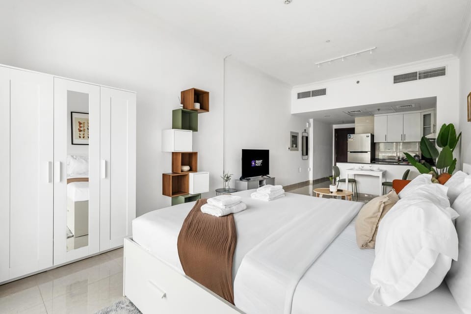 Modern Studio in G24 Tower JVC with Pool and Balcony Apartment in Dubai