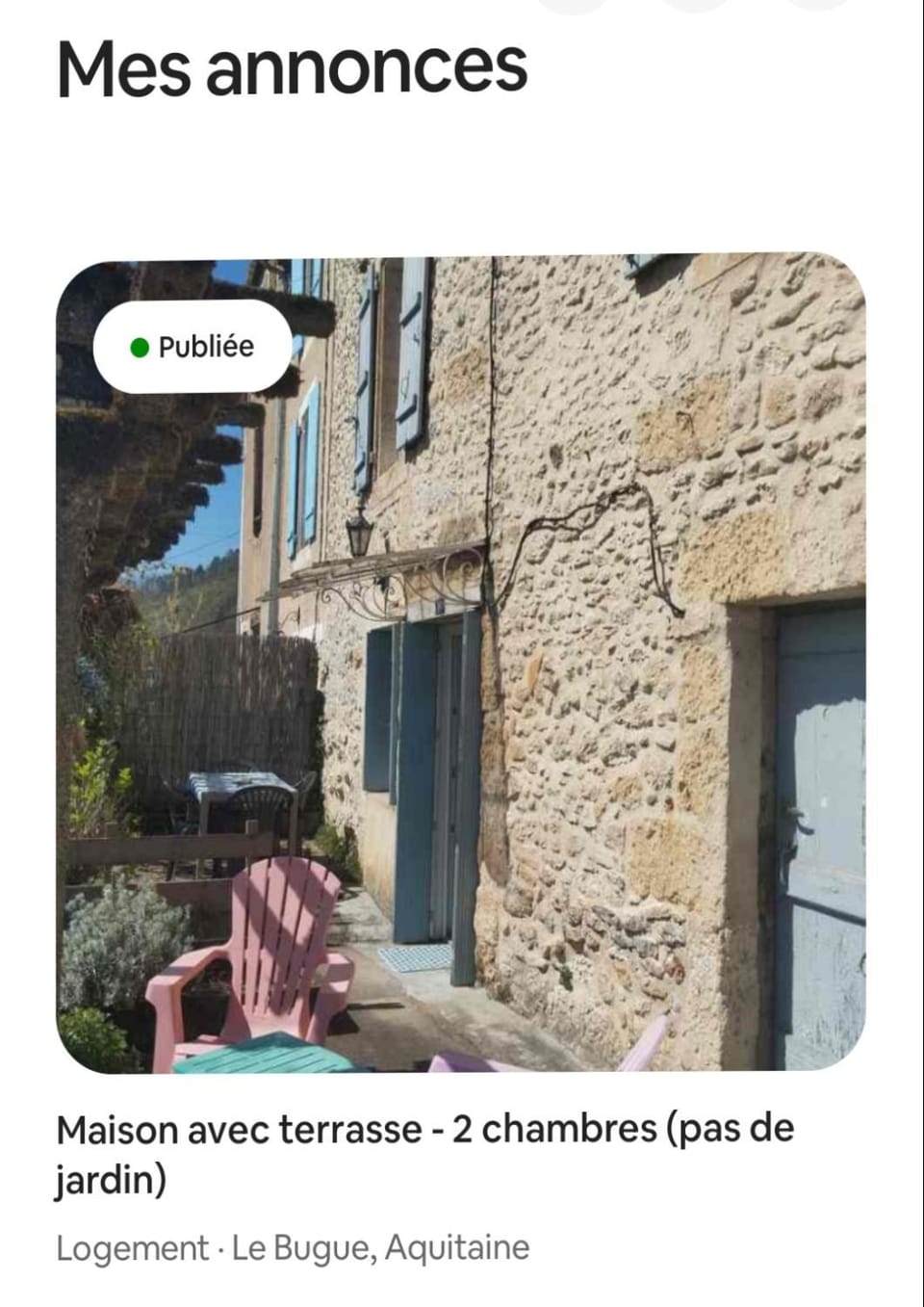 Ma maison de vacances en Dordogne House in Le Bugue