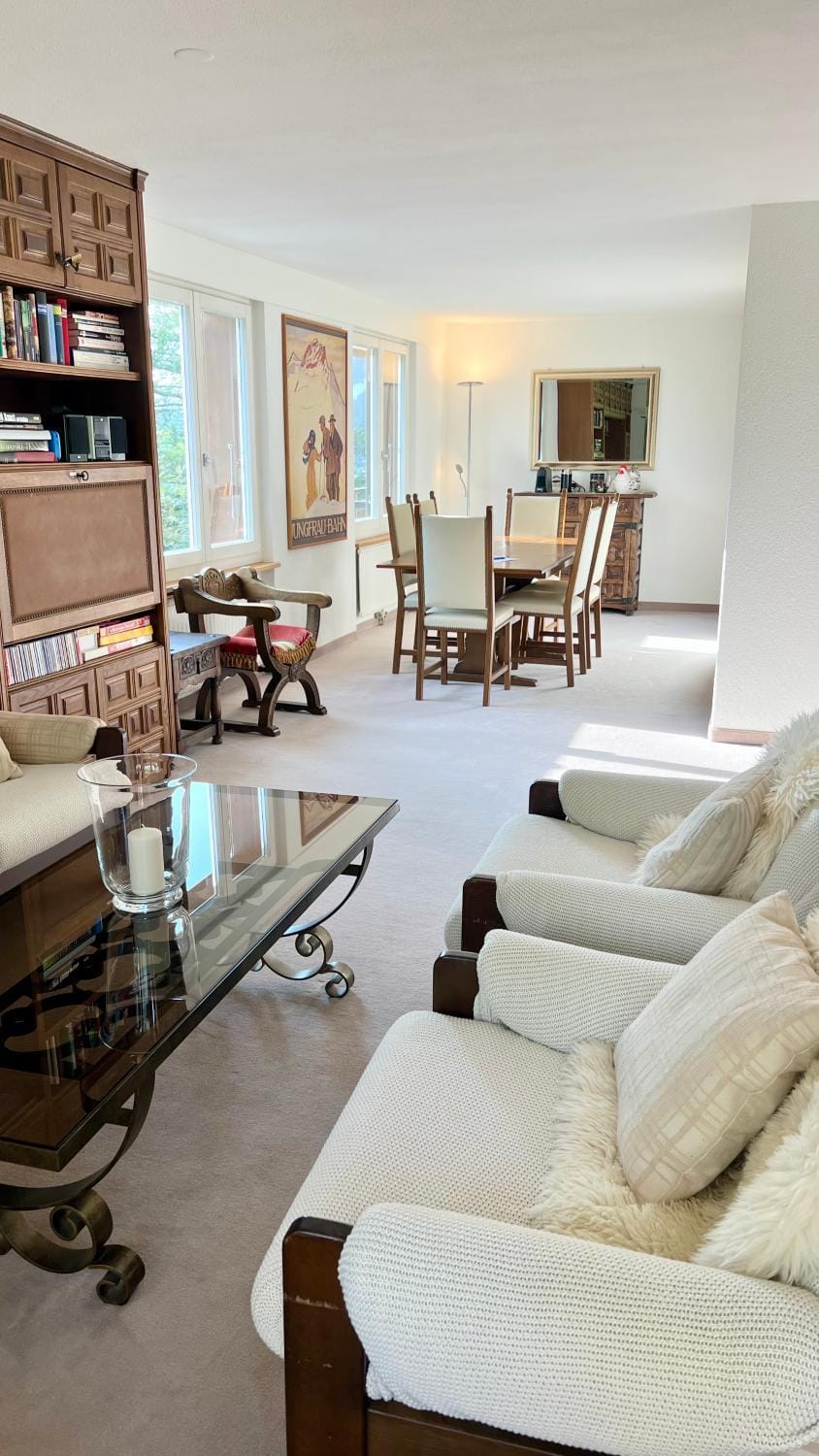 Library, View (from property/room), Living room, Seating area, Mountain view, Entertainment, fireplace