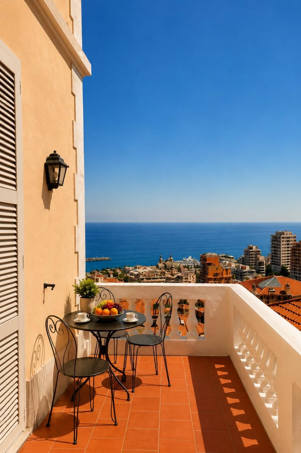 Dining area, Sea view