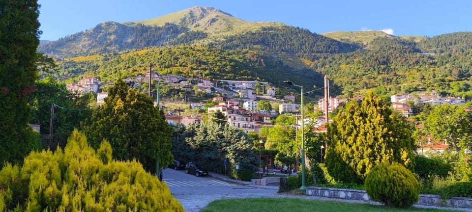 Natural landscape, Bird's eye view, Mountain view