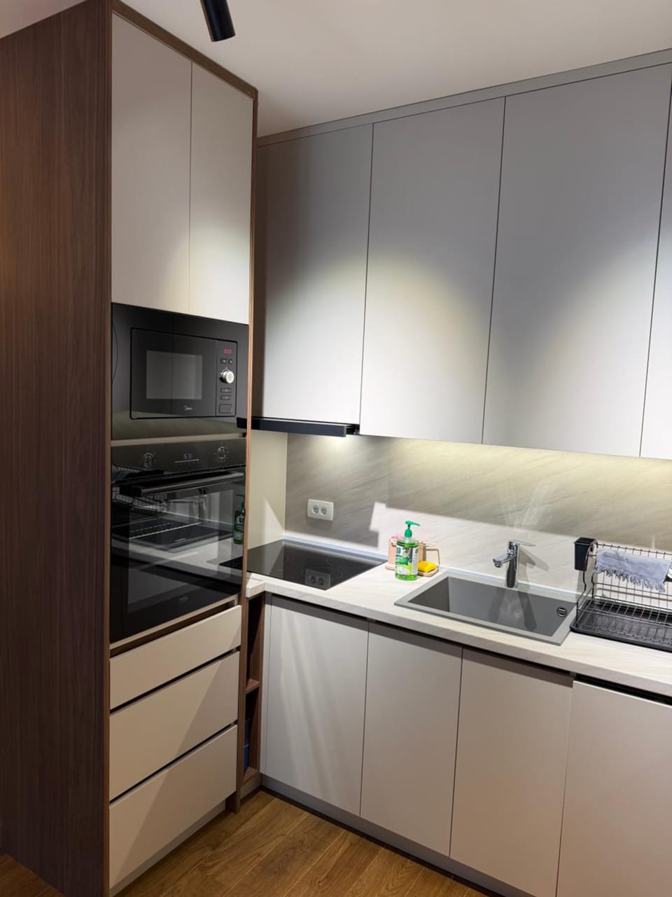 dishwasher, microwave, oven, stove
