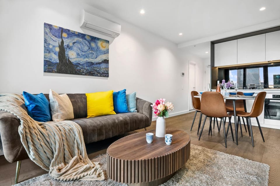 Living room, heating, air conditioner