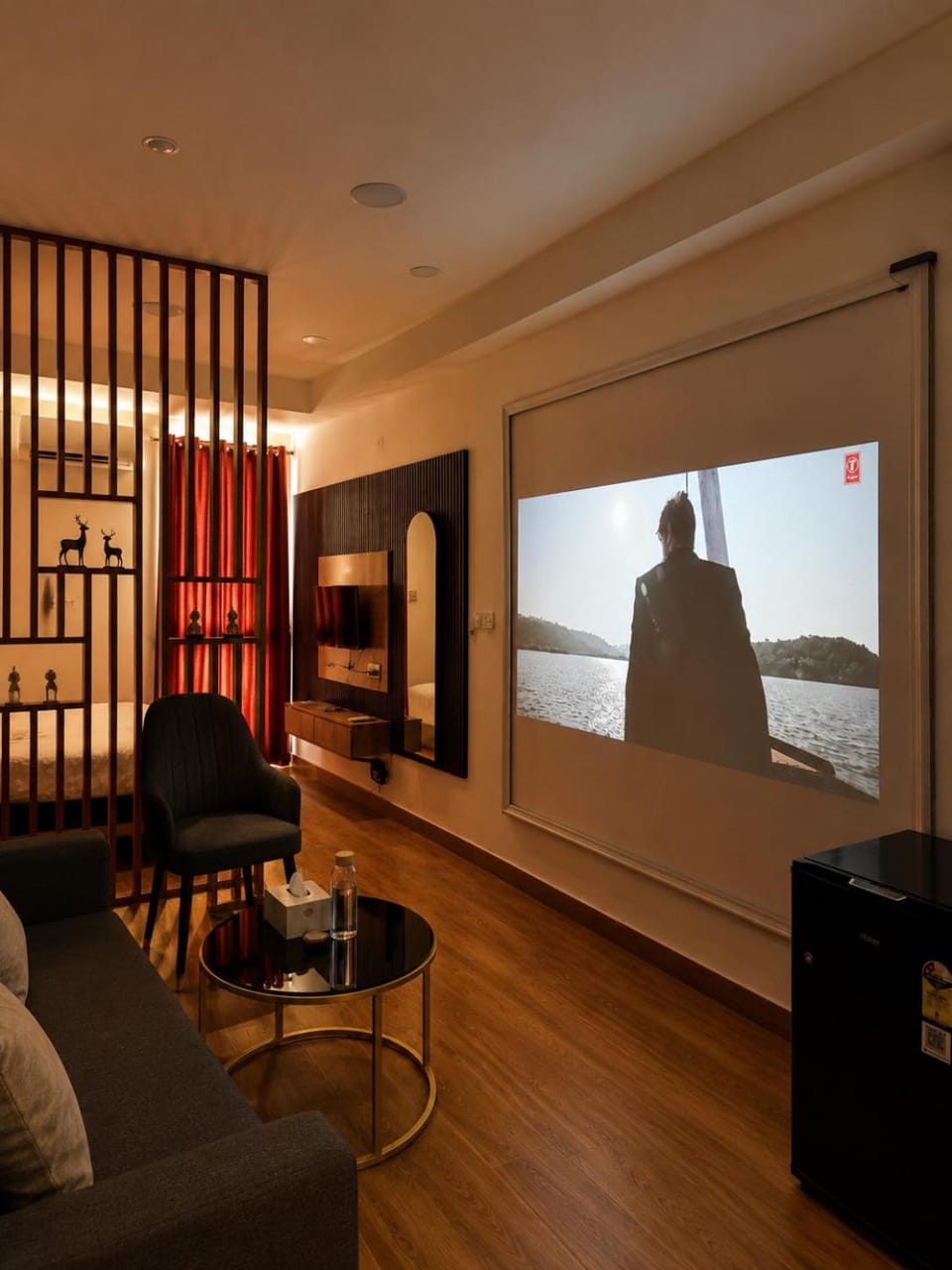 Studio Apartment with cinema vibes By Lusso stay Apartment in Noida