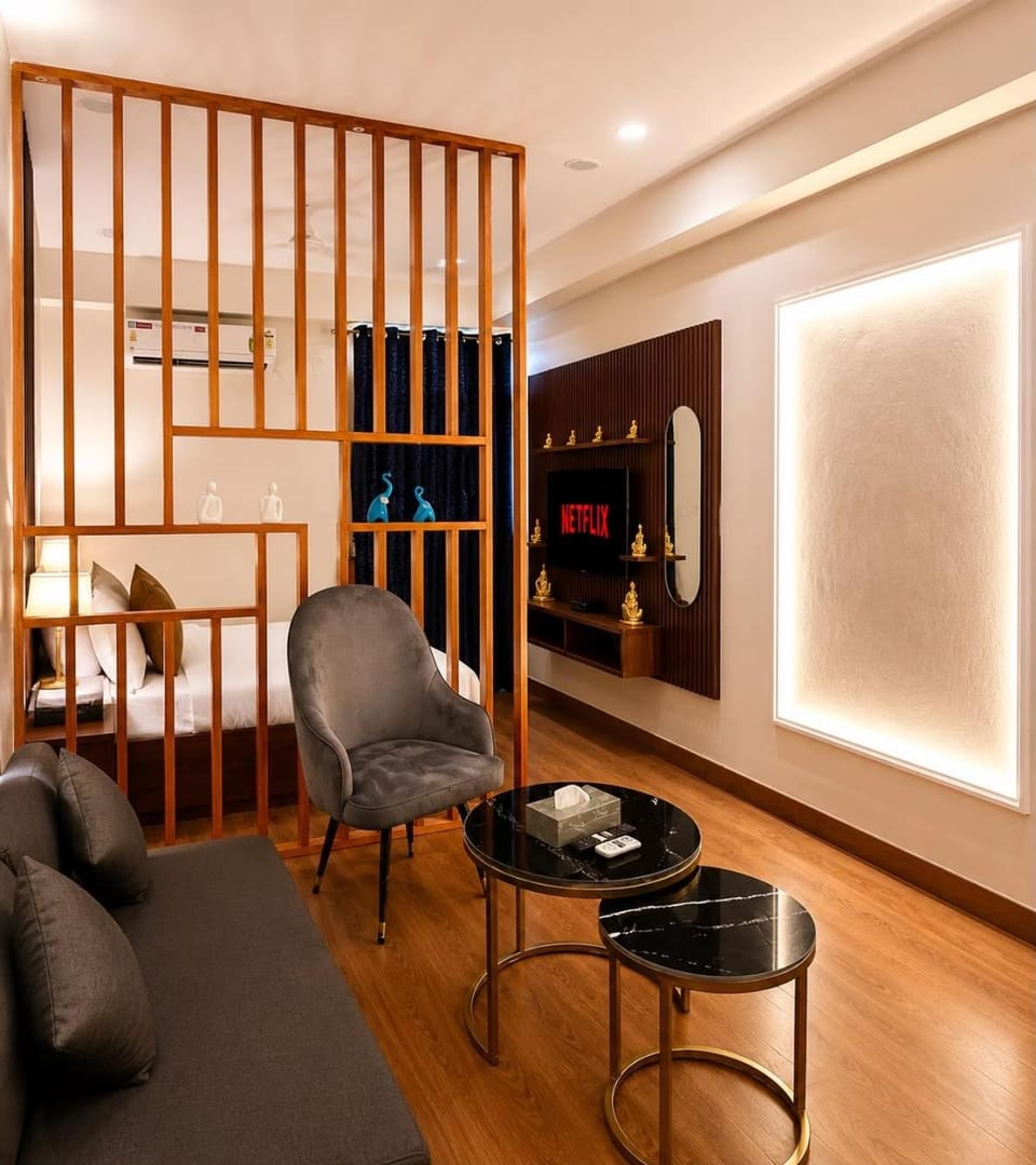 Studio Apartment with cinema vibes By Lusso stay Apartment in Noida