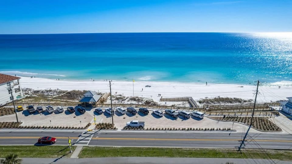 Nearby landmark, Day, Natural landscape, Bird's eye view, Beach, Sea view, Parking