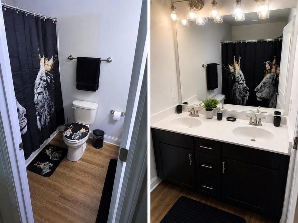 ATL Airport Retreat 3BR-3BA King Suite FreeParking House in Forest Park