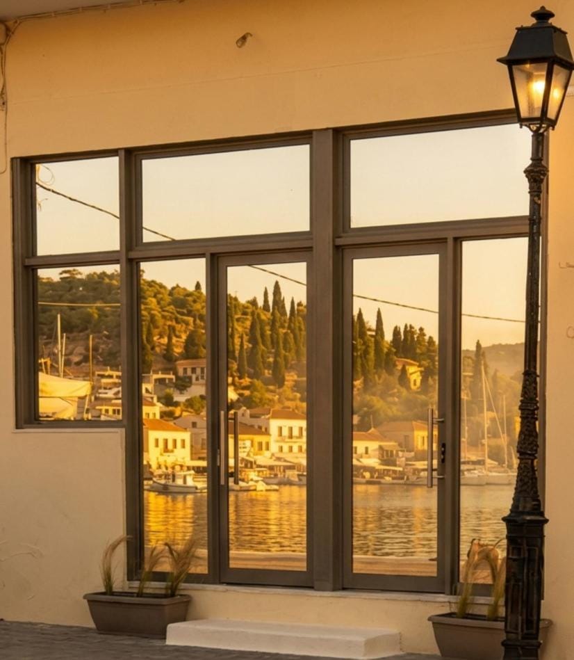 The Wood Loft poros view Apartment in Argolis, Greece