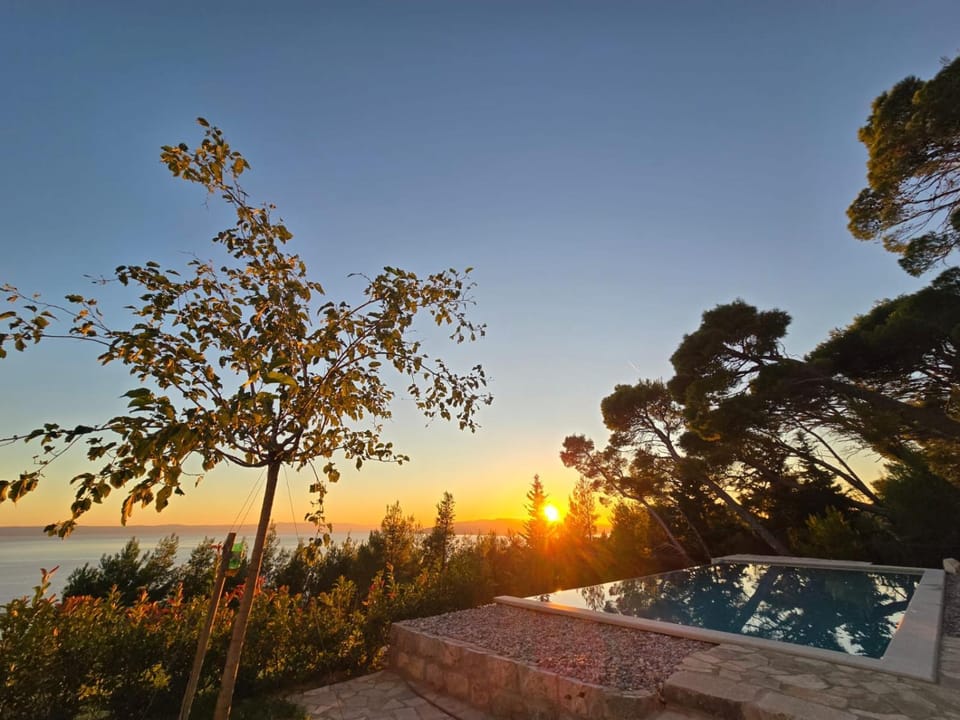 Sea view, Swimming pool, Sunset