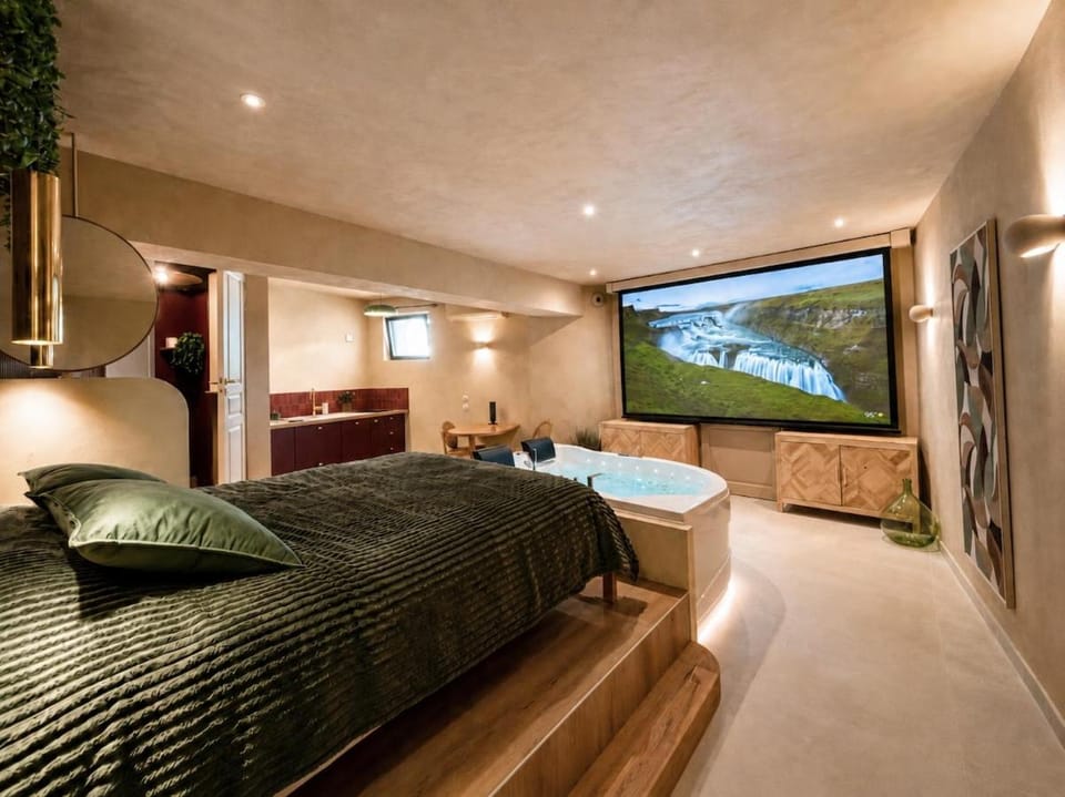 Calypso - XXL cinema & Jacuzzi au coeur de nyons Apartment in Provence