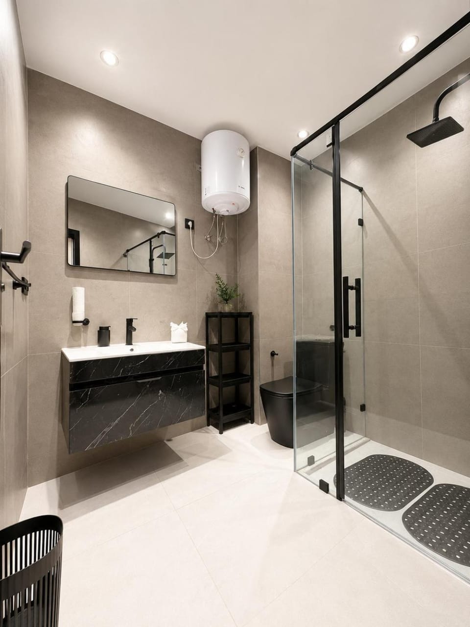 Shower, Bathroom, towels