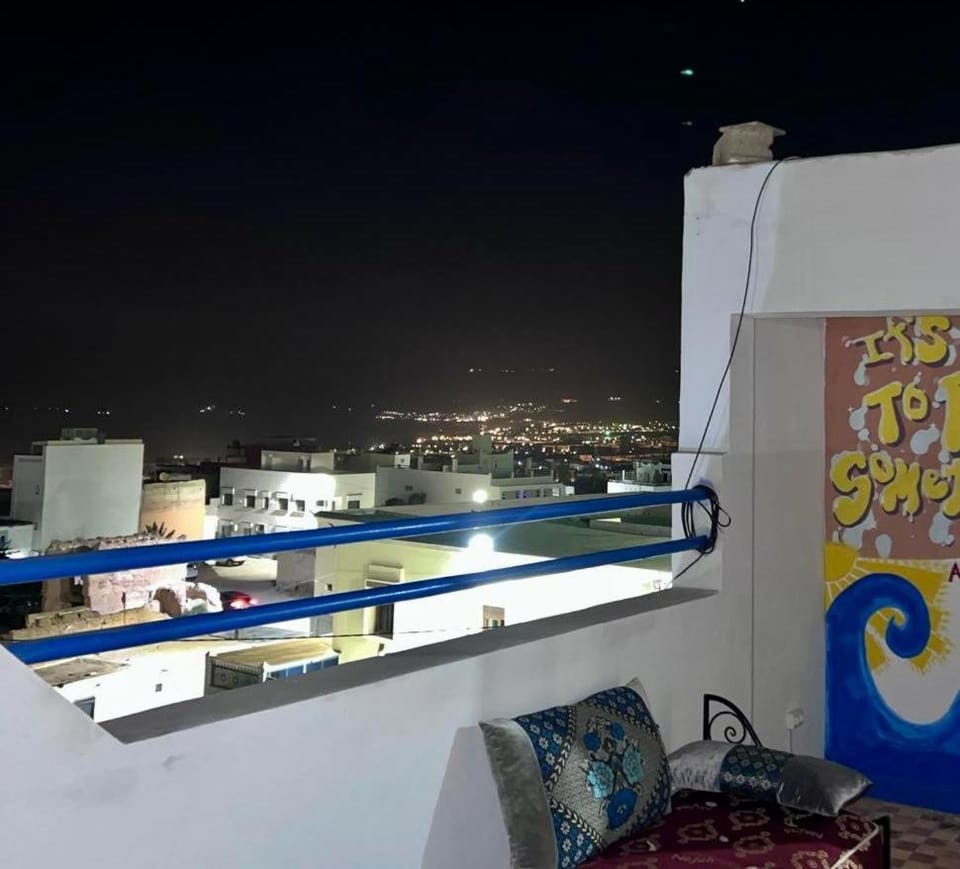 Night, View (from property/room), Balcony/Terrace, City view