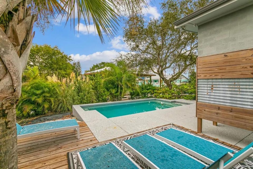 Swim & Dock in Style Art Deco Beach Escape House in Butler Beach