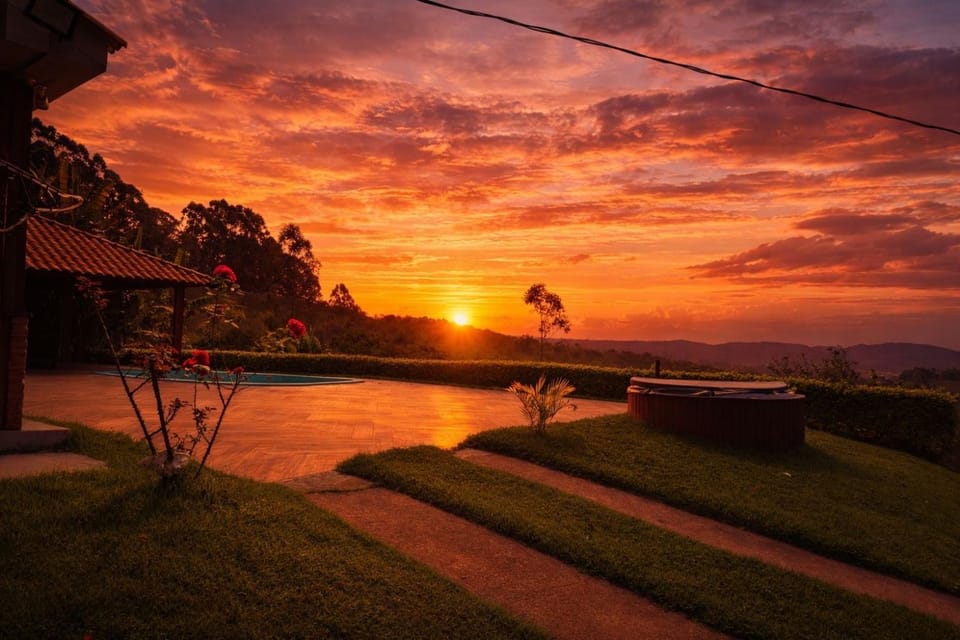 Garden, View (from property/room), Garden view, Pool view, Swimming pool, Sunset