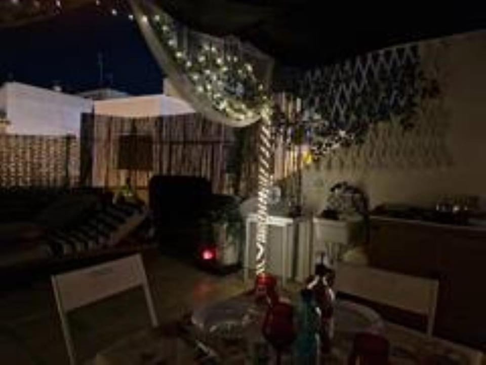 Night, Balcony/Terrace, Dining area