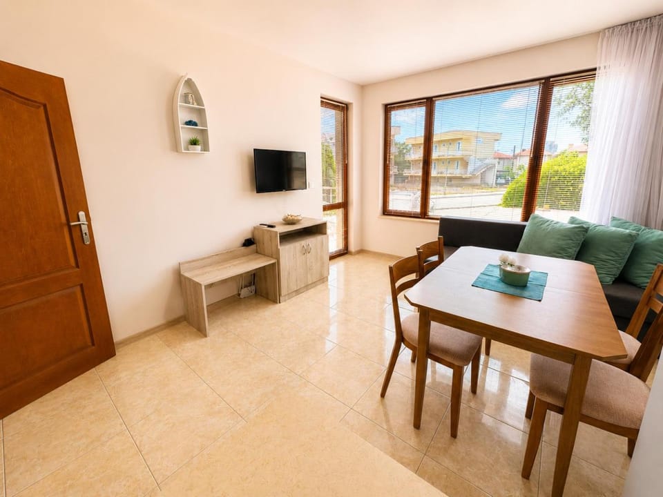 Day, Summer, TV and multimedia, Living room, kitchen