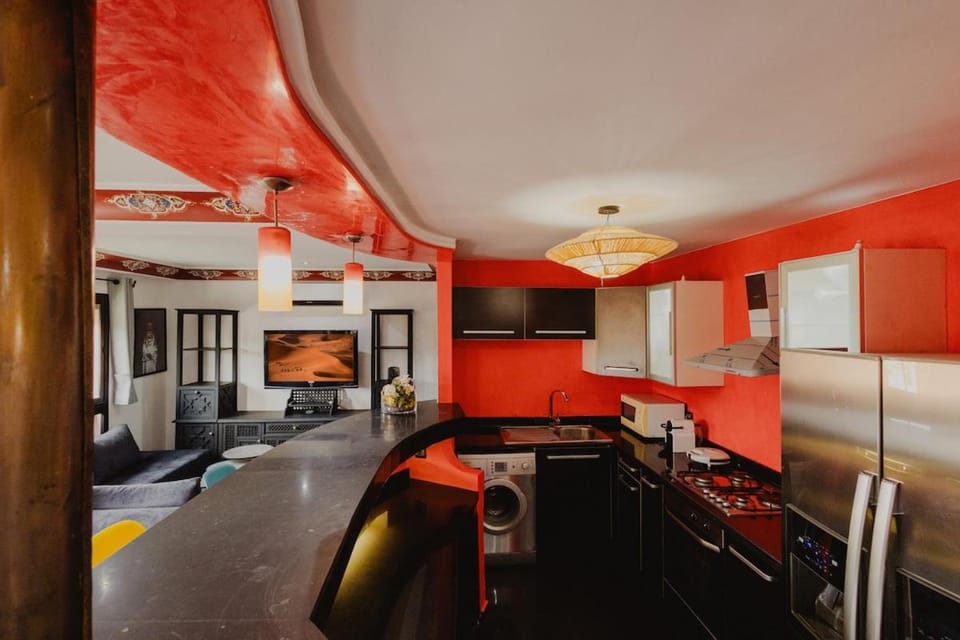 Luxury Riad Experience Sauna & Panoramic View Apartment in Marrakesh