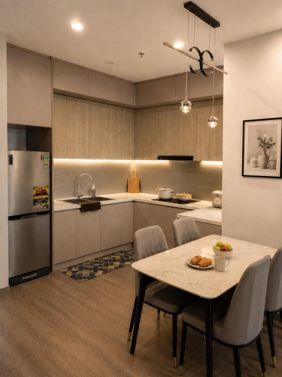 Communal kitchen, kitchen