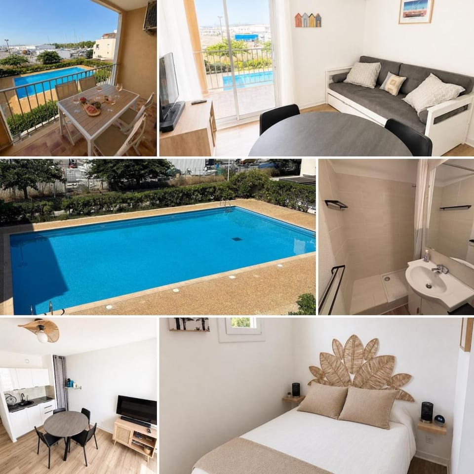La Grande Voile -Clim-Piscine-Parking Apartment in Gruissan