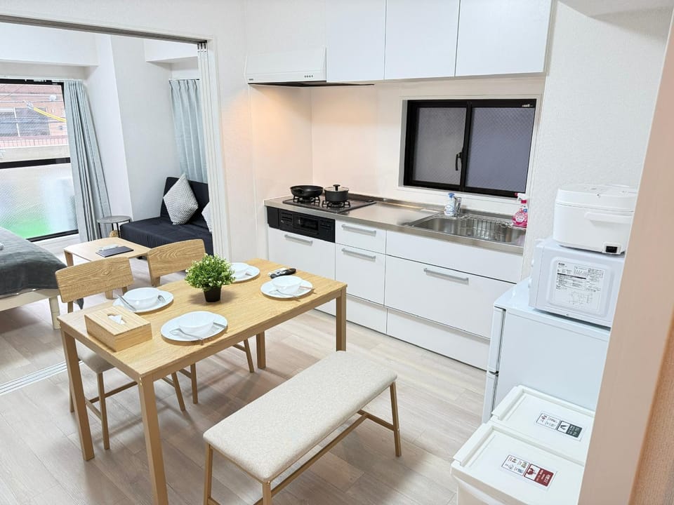 Waseda University area 2F2 with elevator Apartment hotel in Shinjuku