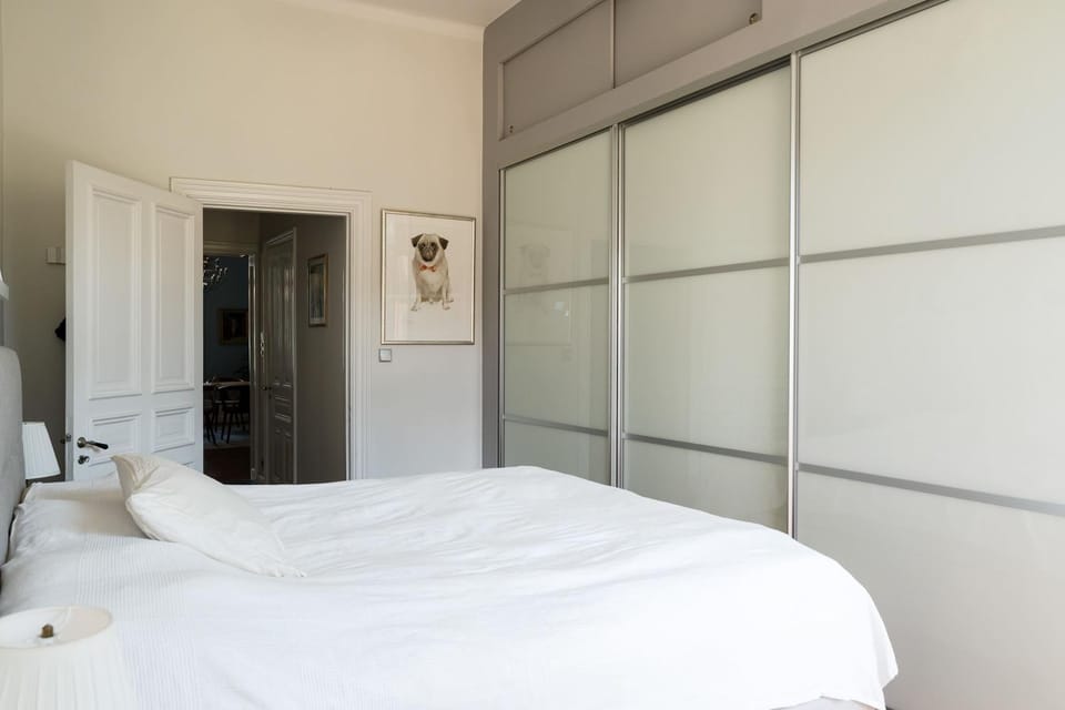 Modern Ostermalm Apartment Balcony 4m Ceilings Apartment in Stockholm