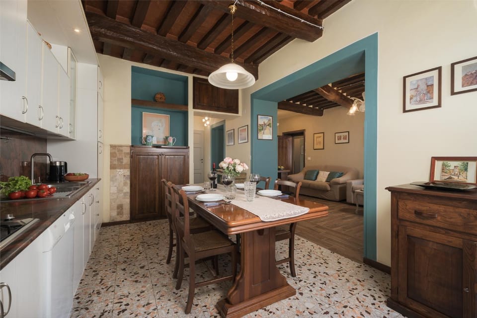 Dining area, dishwasher, microwave, oven, toaster, kitchen, air conditioner