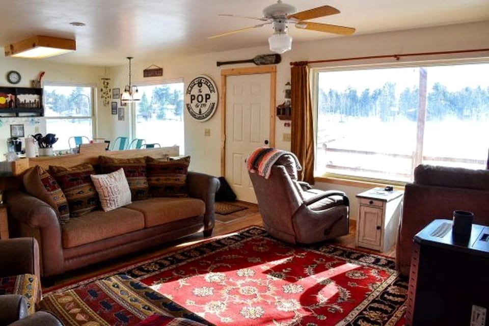 Lakefront Cabin with BBQ Grill, Perfect for a Weekend of Fishing in Red Feather Lakes, Colorado Cabin in Red Feather Lakes