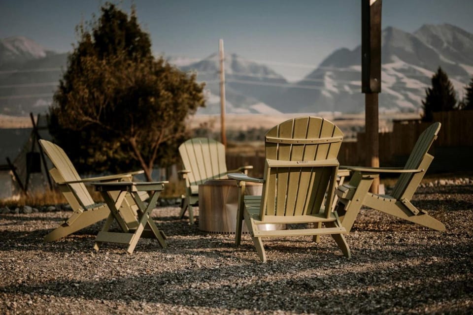 Stylish A-Frame Cabin Retreat with Shared Amenities & Scenic Views in Emigrant, Montana Cabin in Emigrant