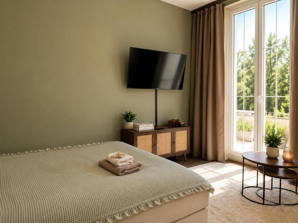 Communal lounge/ TV room, Bed, TV and multimedia, Photo of the whole room, Bedroom, towels