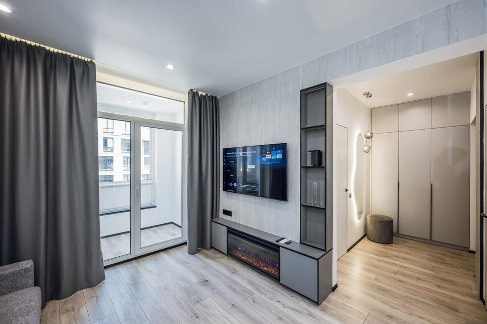 TV and multimedia, Living room, fireplace