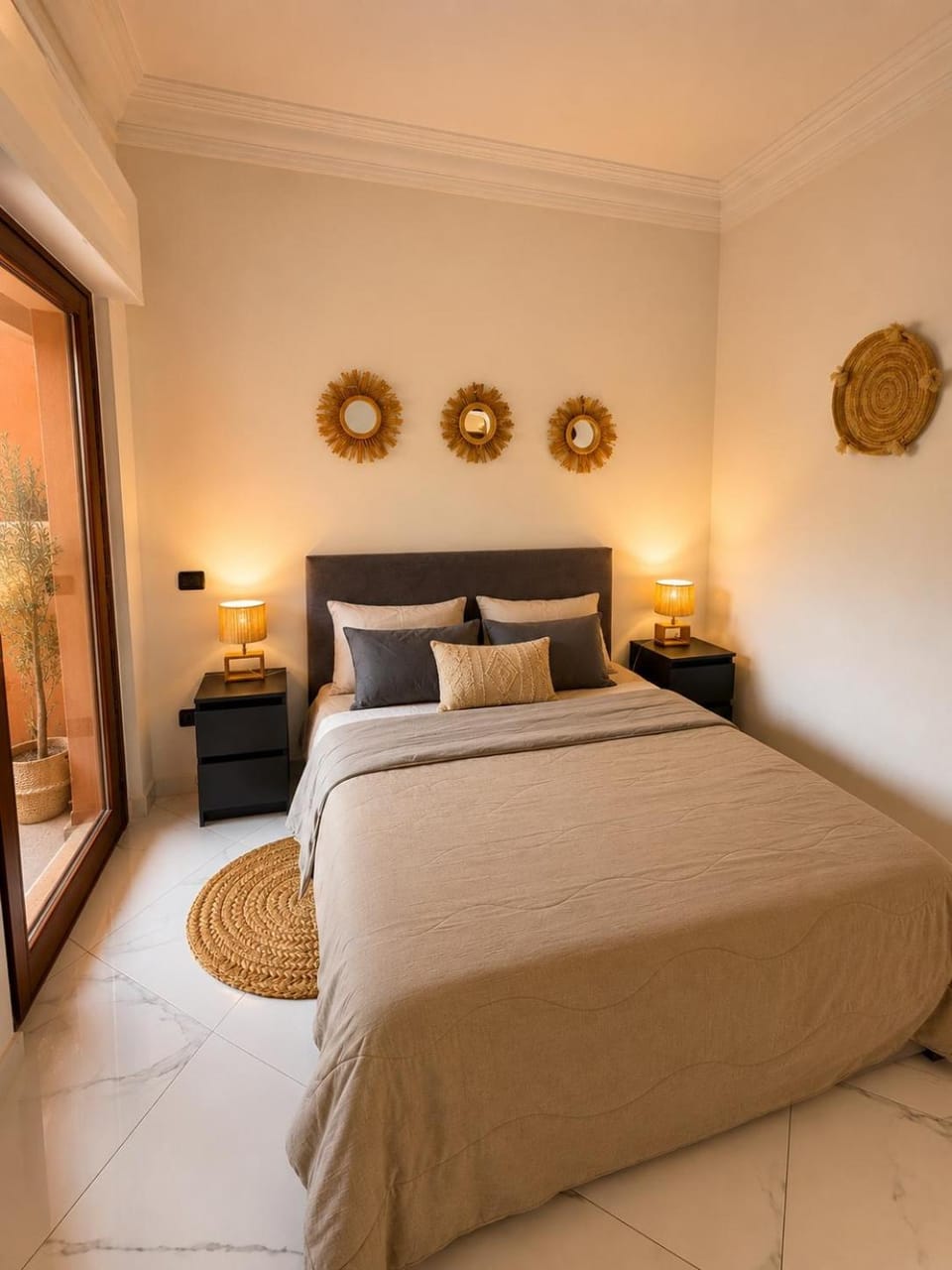 Photo of the whole room, Bedroom