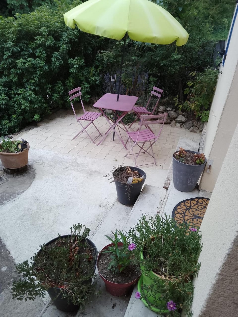 Property building, Patio