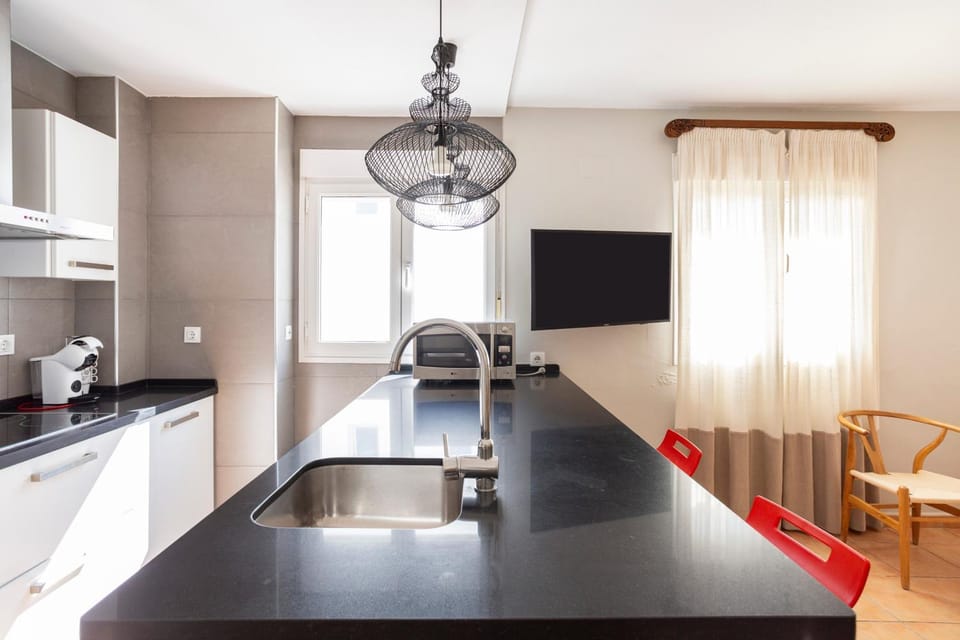 Kitchen or kitchenette, Living room