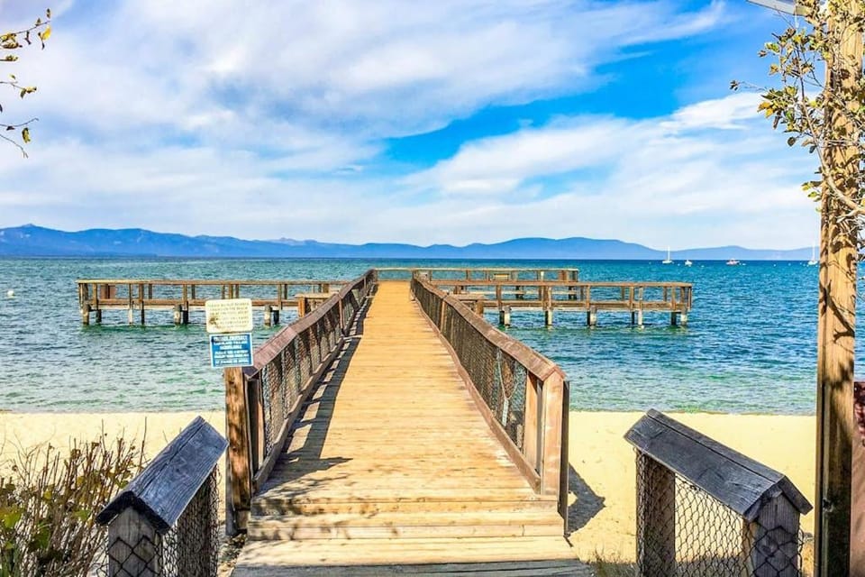 Delight in a plethora of luxe amenities at this Lakeland Village home House in South Lake Tahoe