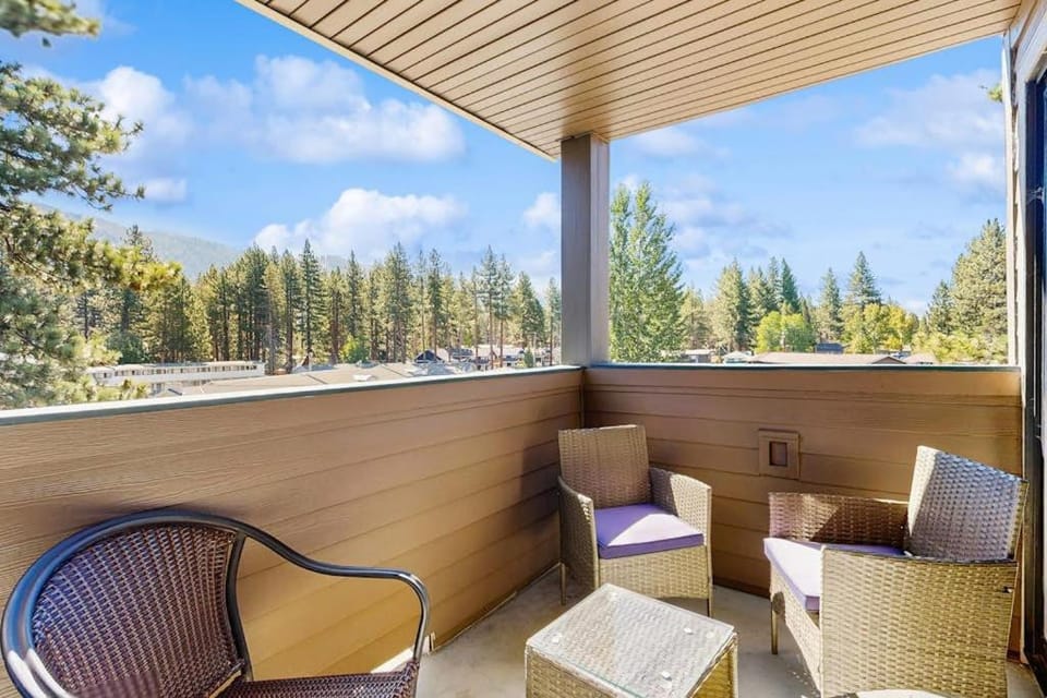 Delight in a plethora of luxe amenities at this Lakeland Village home House in South Lake Tahoe