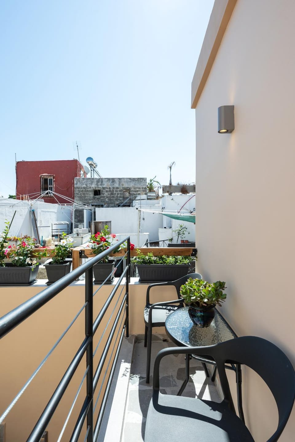 Property building, Patio, Day, View (from property/room), Balcony/Terrace